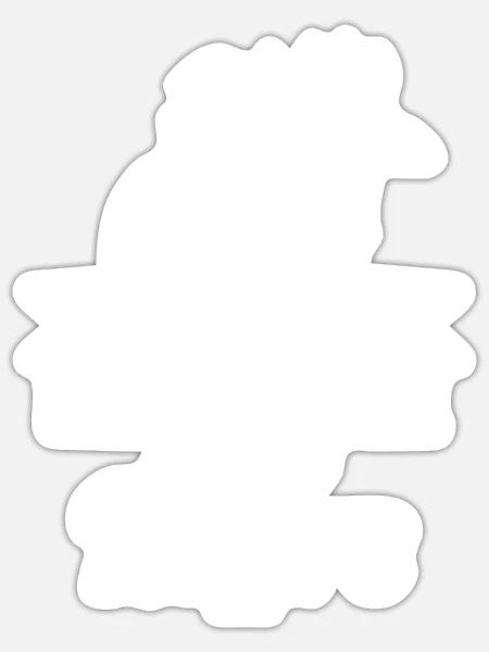 Oma Opa Pferd Rente Reiten Bauernhof - Sticker Größe S (10 x 10 cm) - Mattweiß