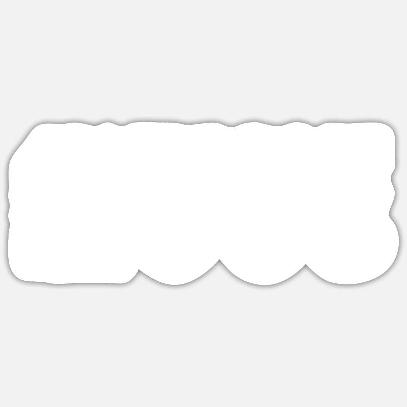 Génial depuis 2008 - Sticker taille S (10 x 10 cm) - blanc mat