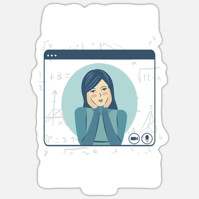 Mathematics Sticker size S (10 x 10 cm)