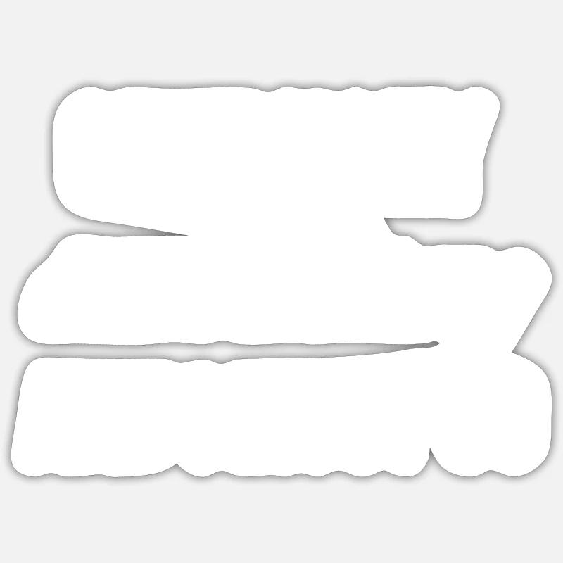 Guernesey - Sticker taille S (10 x 10 cm) - blanc mat