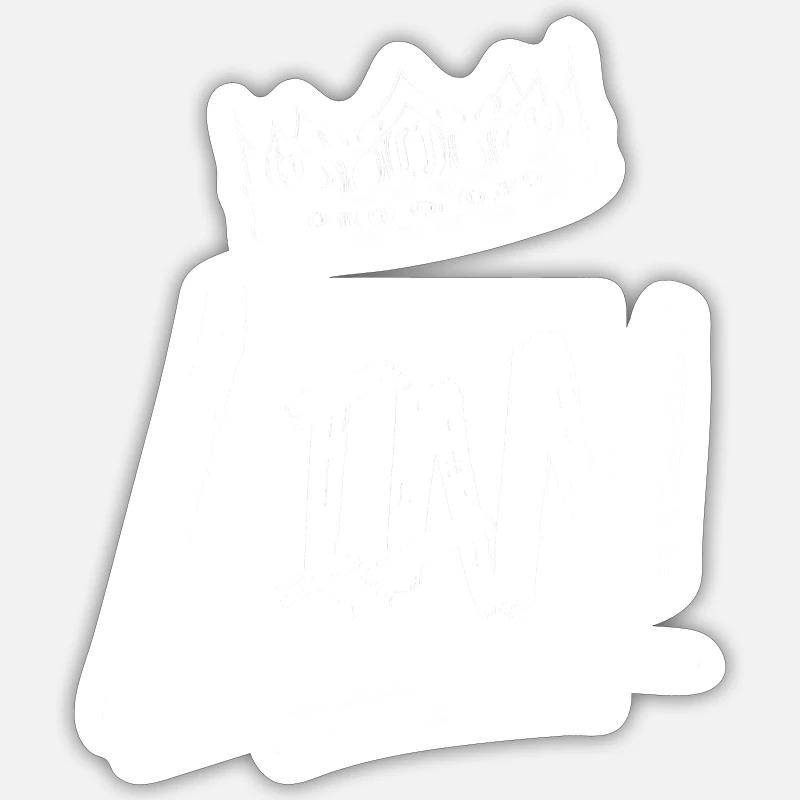 Liam - Sticker taille S (10 x 10 cm) - blanc mat