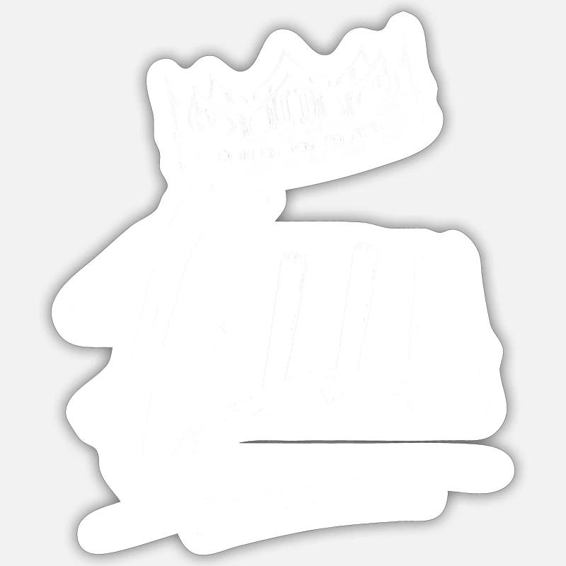 Ella - Sticker size S (10 x 10 cm) - white matte