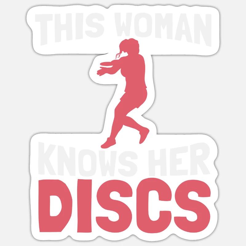 Frisbee Golf Sticker Größe S (10 x 10 cm)