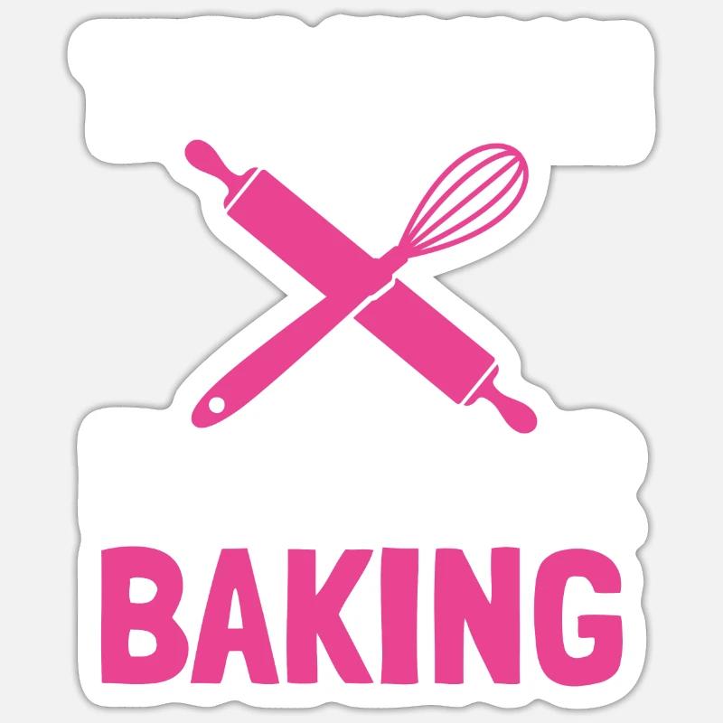 Baker Baking Confectioner Sticker size S (10 x 10 cm)