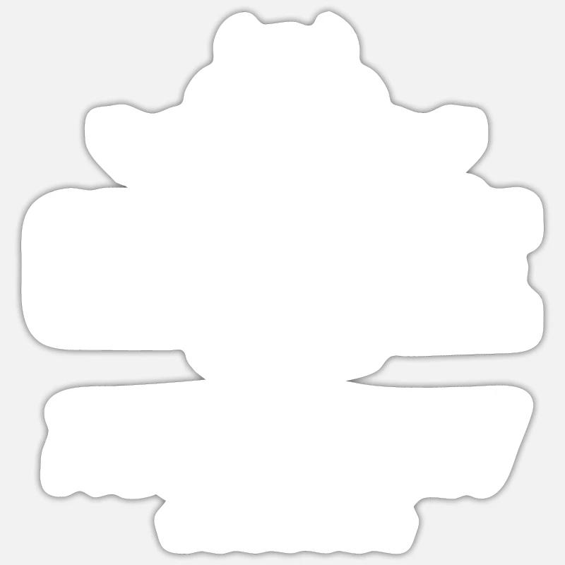 Greece Party Crew - Sticker size S (10 x 10 cm) - white matte