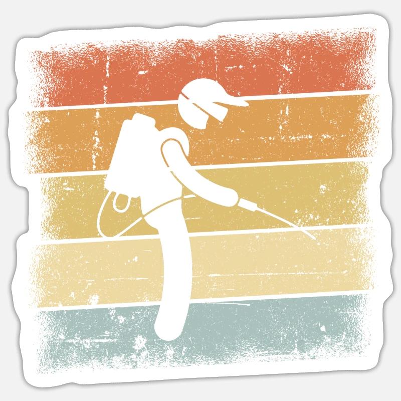 Exterminateur - Sticker taille S (10 x 10 cm) - blanc mat