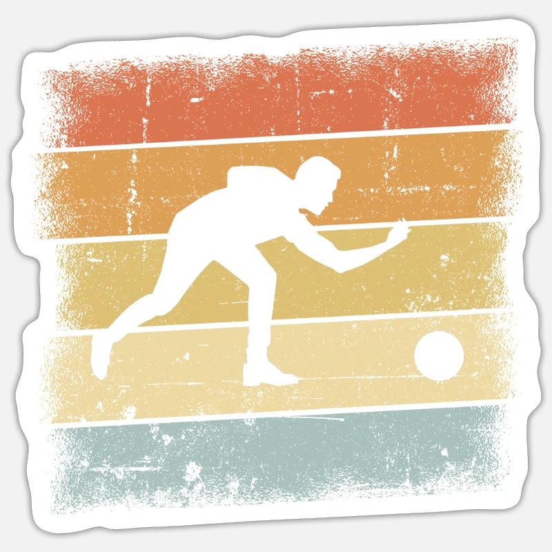 Bowling Gift - Sticker size S (10 x 10 cm) - white matte