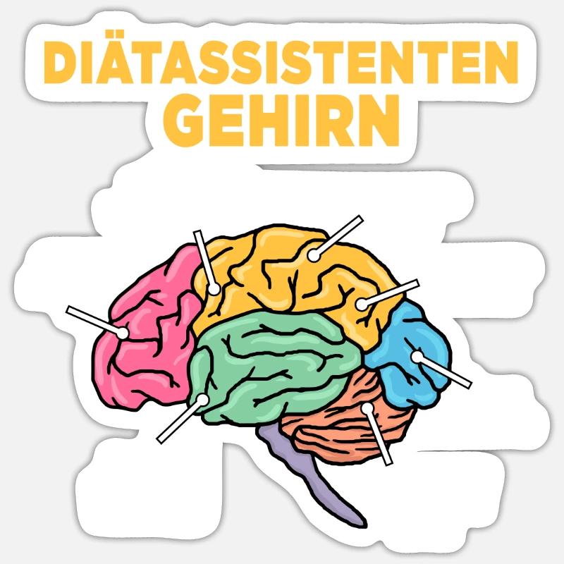 Diätassistenten Sticker Größe S (10 x 10 cm)