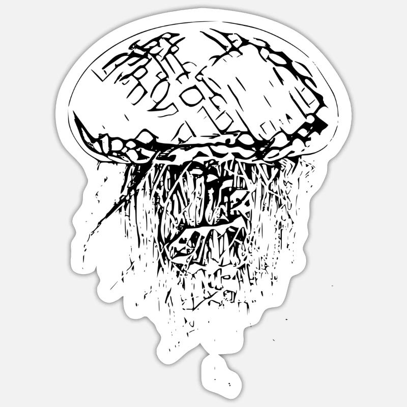 Jellyfish Sticker size S (10 x 10 cm)