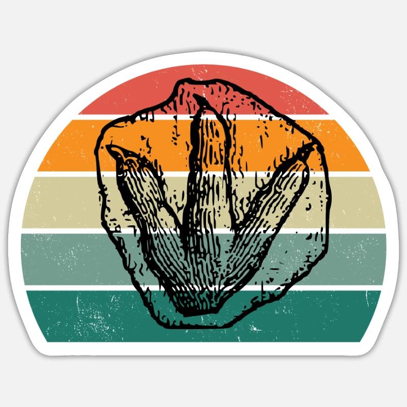 Fossils Fossilization Prehistoric Dinosaur Fossil Sticker size S (10 x 10 cm)