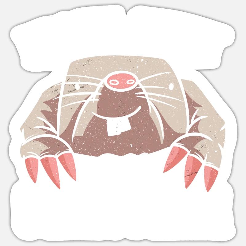 Night Shift Crawler Graveyard Shift Employee Sticker size S (10 x 10 cm)