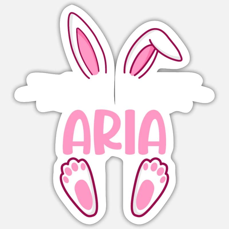 ARIA Easter - Sticker size S (10 x 10 cm) - white matte