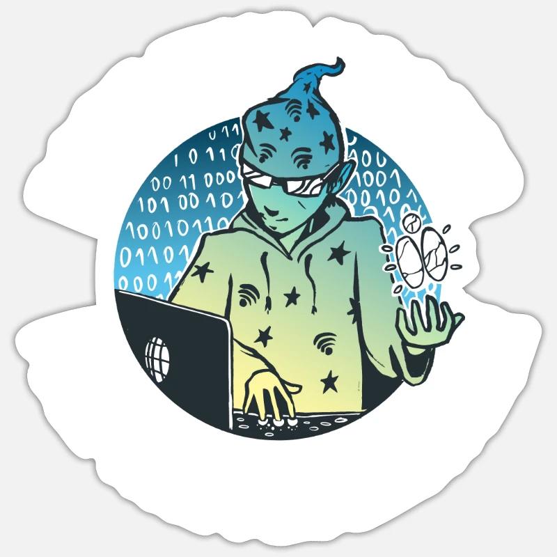 Sticker Größe S (10 x 10 cm) - 