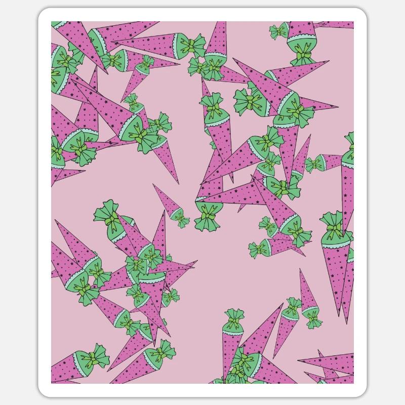 Sugar cone - Sticker size S (10 x 10 cm) - white matte