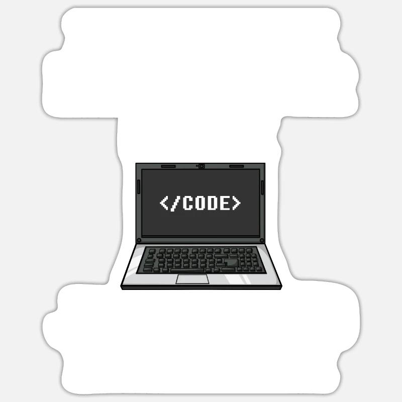 Programmer Programming Computer Developer Pc Sticker size S (10 x 10 cm)