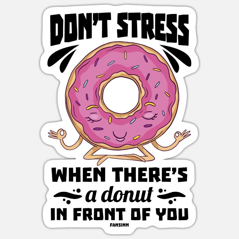 Doughnut Sticker size S (10 x 10 cm)