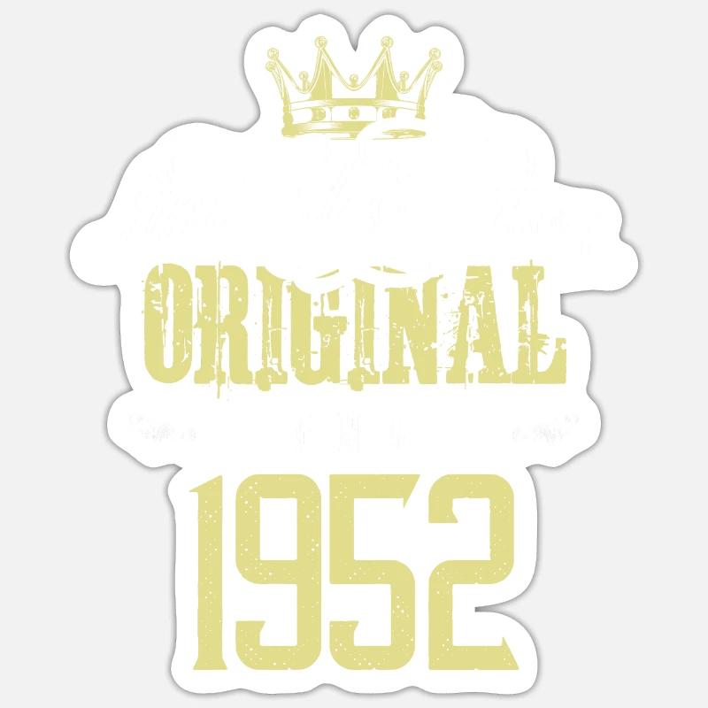 Édition limitée 1952 - Sticker taille S (10 x 10 cm) - blanc mat