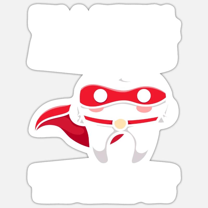 Dentiste Assistant dentaire Assistant dentaire Cadeau - Sticker taille S (10 x 10 cm) - blanc mat