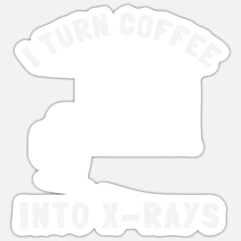 Radiology Tech Radiologist X-Ray Technologist Rad - Sticker Größe S (10 x 10 cm) - Mattweiß