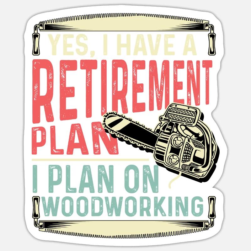 Pension Plan Schreiner Gift - Sticker size S (10 x 10 cm) - white matte