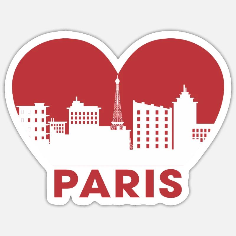 Paris Sticker size S (10 x 10 cm)