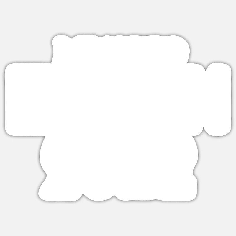 Édition limitée 2022 - Sticker taille S (10 x 10 cm) - blanc mat