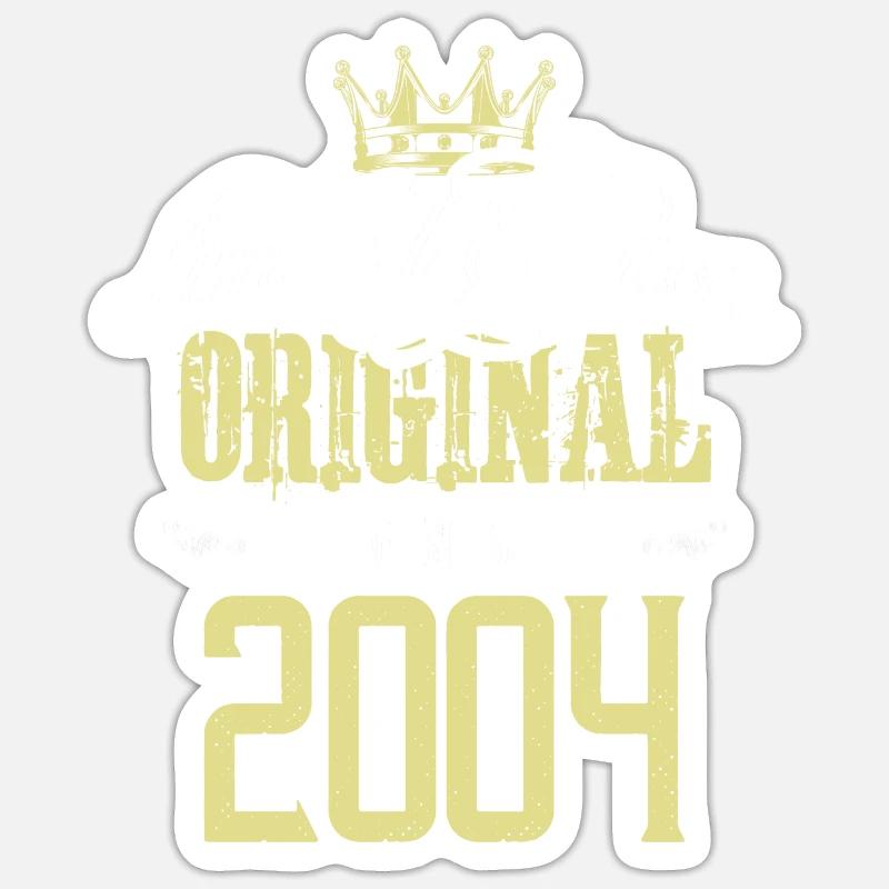 Édition limitée 2004 - Sticker taille S (10 x 10 cm) - blanc mat