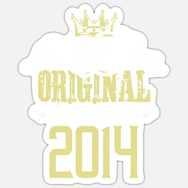 Édition limitée 2014 - Sticker taille S (10 x 10 cm) - blanc mat