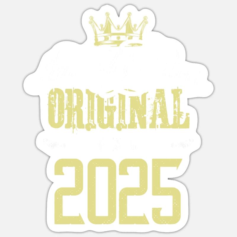 2025 limited edition - Sticker size S (10 x 10 cm) - white matte