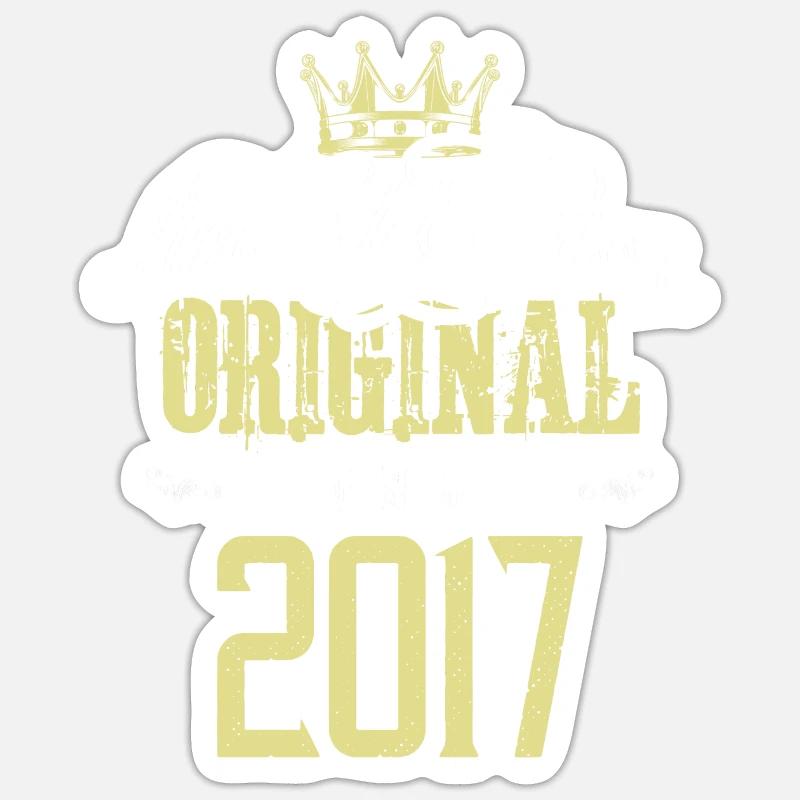 Édition limitée 2017 - Sticker taille S (10 x 10 cm) - blanc mat