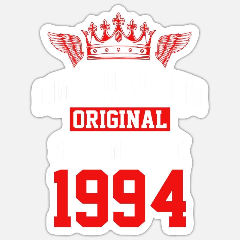 Édition limitée 1994 - Sticker taille S (10 x 10 cm) - blanc mat