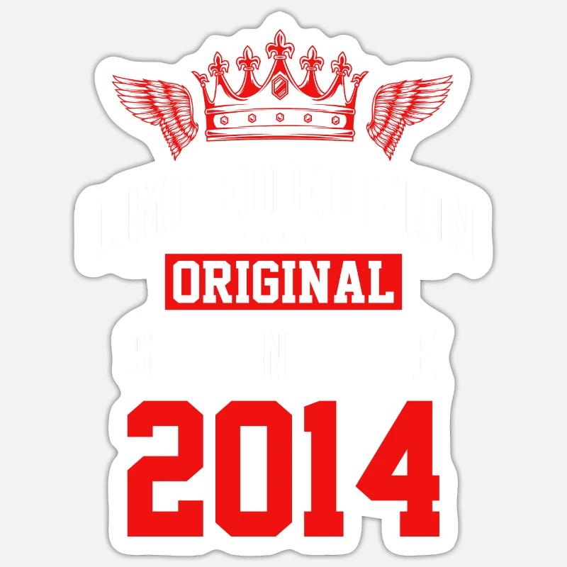 Édition limitée 2014 - Sticker taille S (10 x 10 cm) - blanc mat