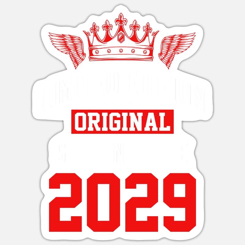 Édition limitée 2029 - Sticker taille S (10 x 10 cm) - blanc mat
