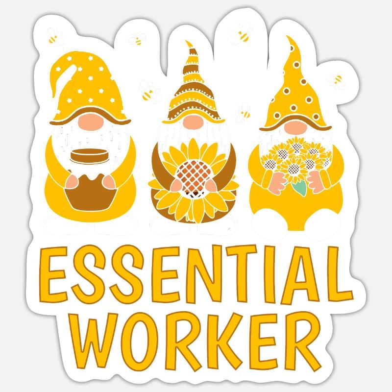 Essential Worker Sticker Größe S (10 x 10 cm)