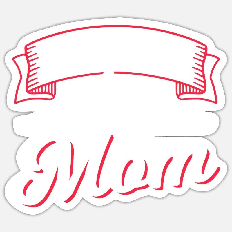 Gänsemutter Mama Gans Haustier Gänse Tier Sticker Größe S (10 x 10 cm)