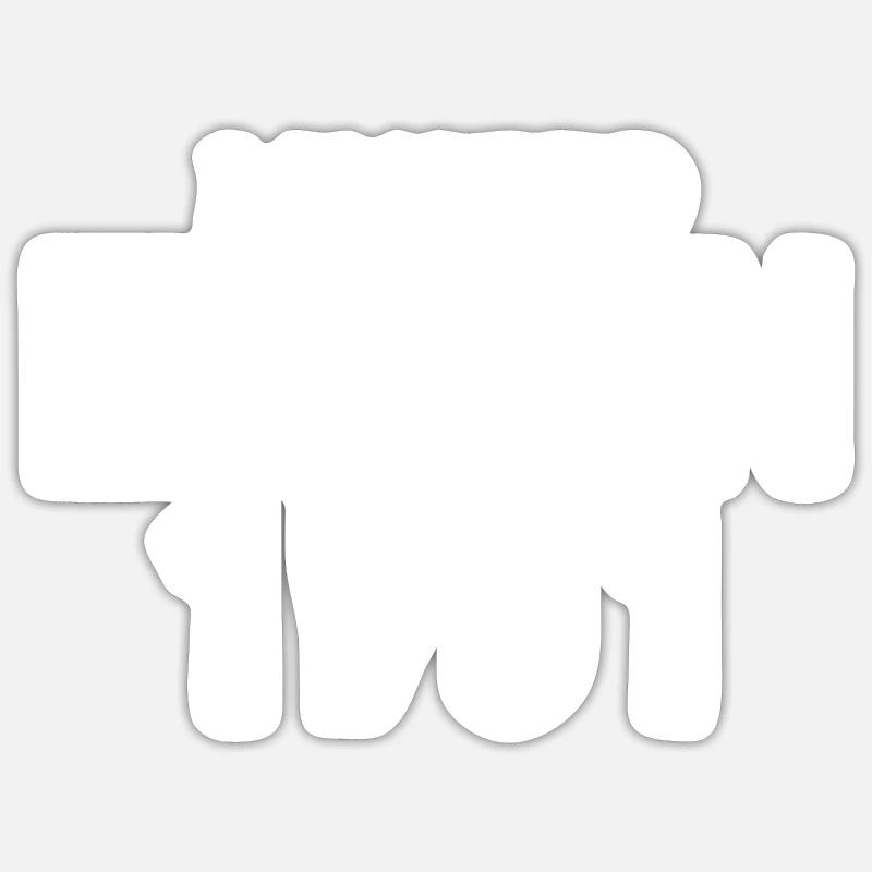 Édition limitée 1951 - Sticker taille S (10 x 10 cm) - blanc mat