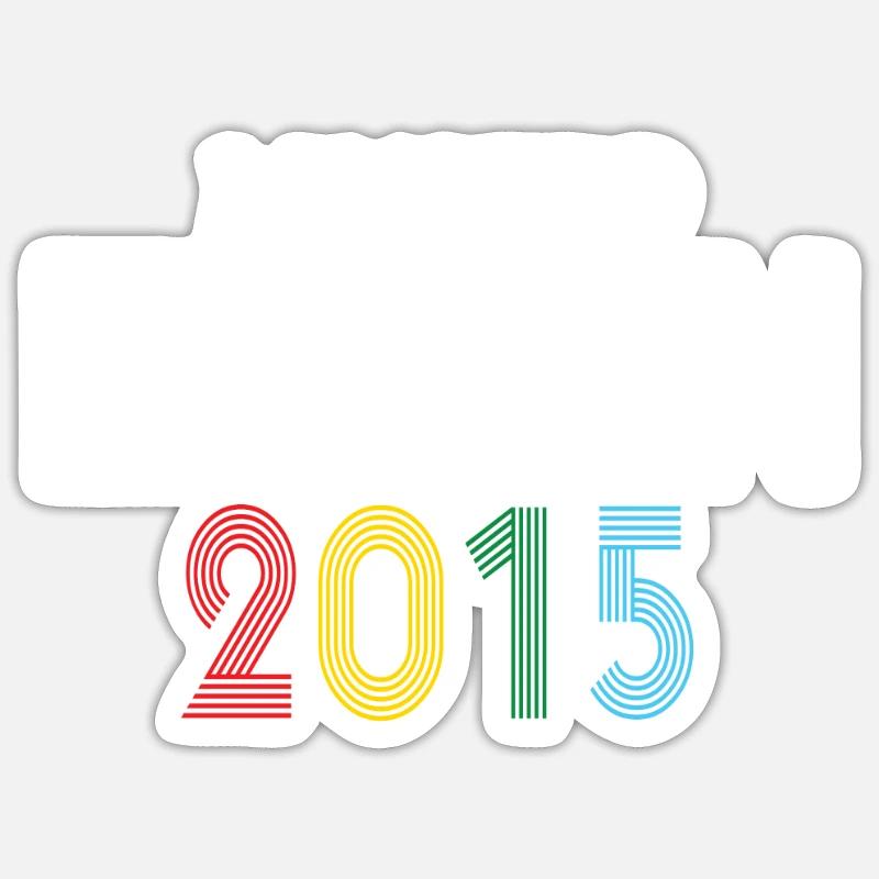 Limited Edition 2015 - Sticker Größe S (10 x 10 cm) - Mattweiß