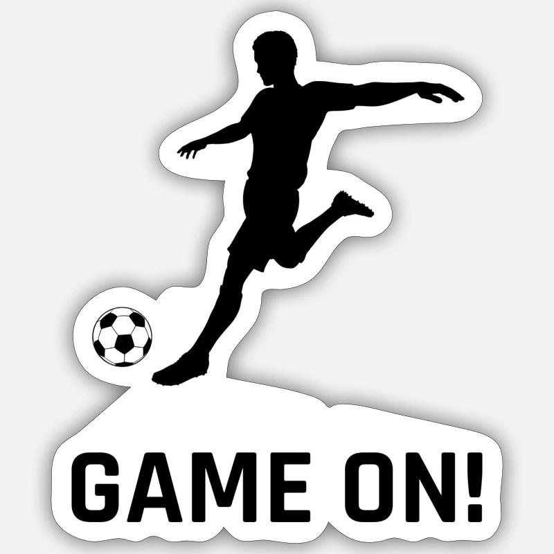Game on Sticker Größe S (10 x 10 cm)