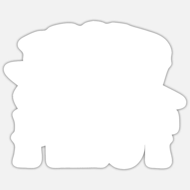Stolzer Pilot Kleinflugzeug Jet Leichtflugzeug - Sticker Größe S (10 x 10 cm) - Mattweiß