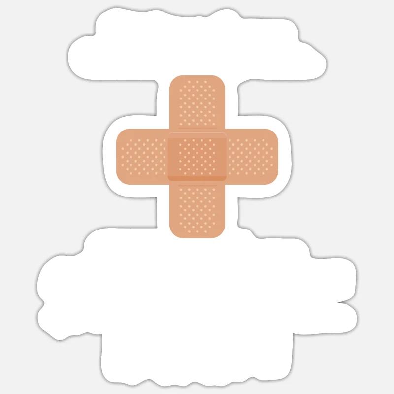 Les petits bobos Sticker taille S (10 x 10 cm)