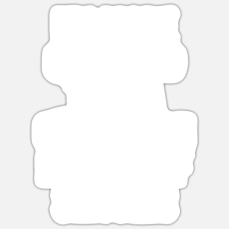Ich bin verwirrter als ein Chamäleon in einer Tasche Sticker Größe S (10 x 10 cm)
