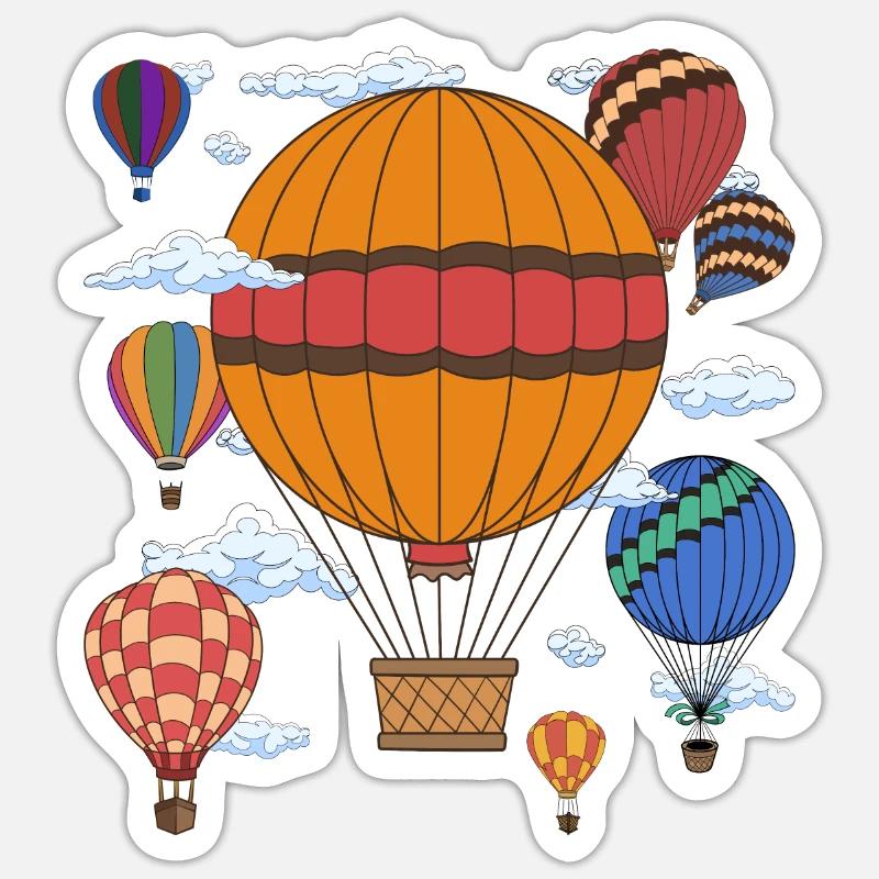 Balloon Sticker size S (10 x 10 cm)