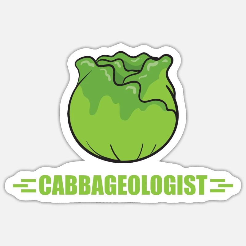 Cabbage lovers Sticker size S (10 x 10 cm)