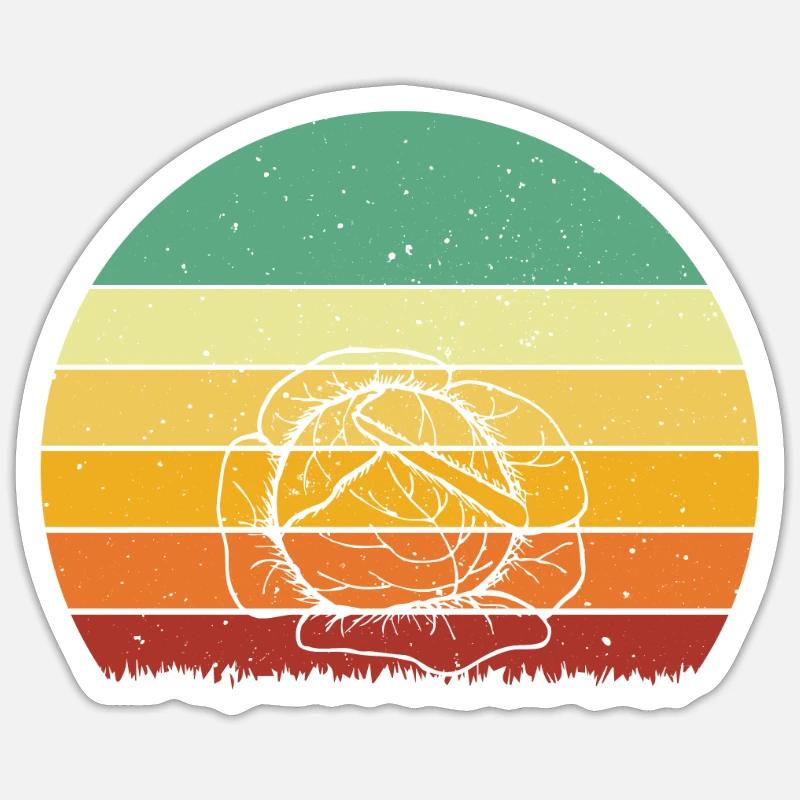 Cabbage Sticker size S (10 x 10 cm)