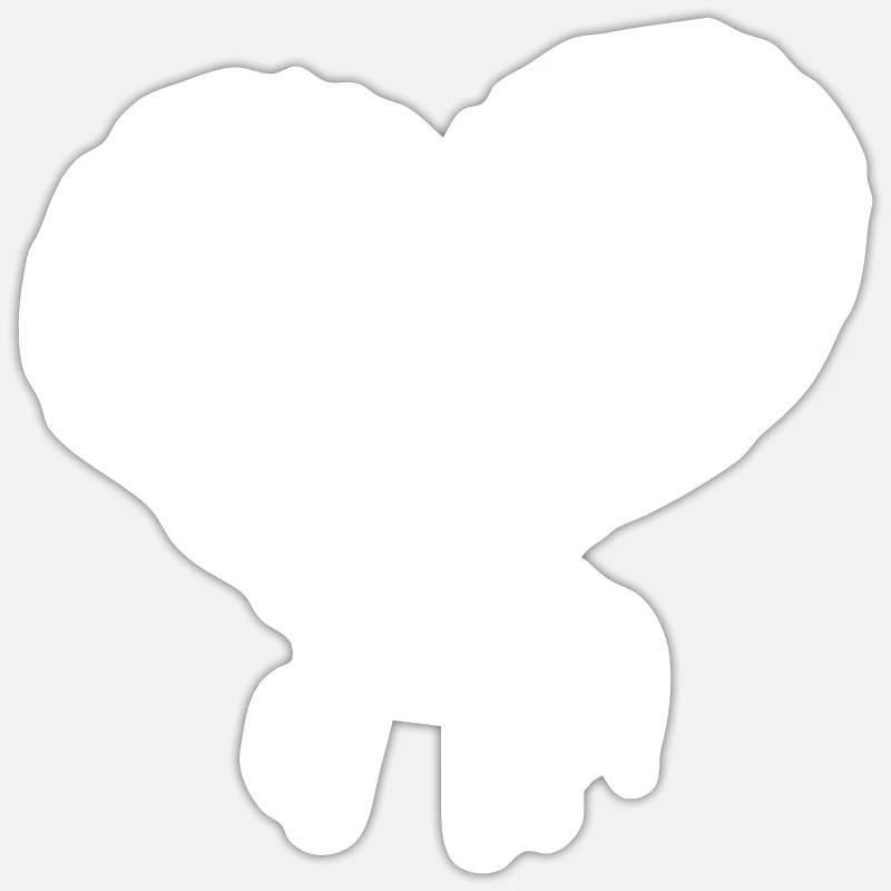 Mädchen Voltigieren Volti - Sticker Größe S (10 x 10 cm) - Mattweiß