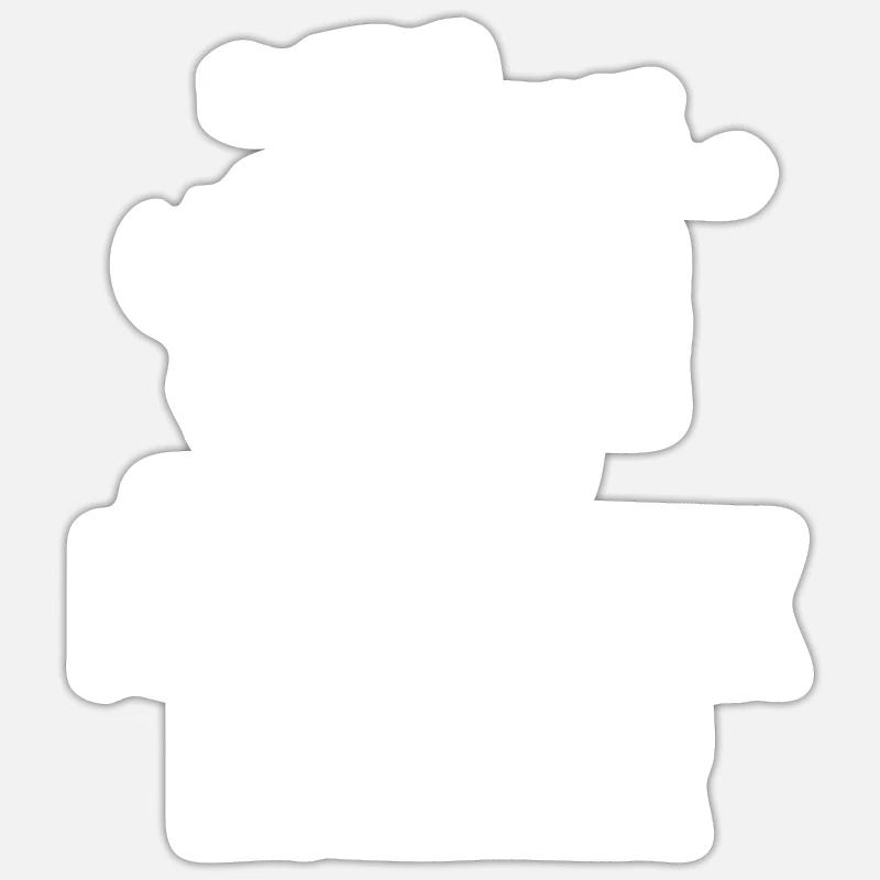 Netzwerkingenieur Network Engineer Computer - Sticker Größe S (10 x 10 cm) - Mattweiß