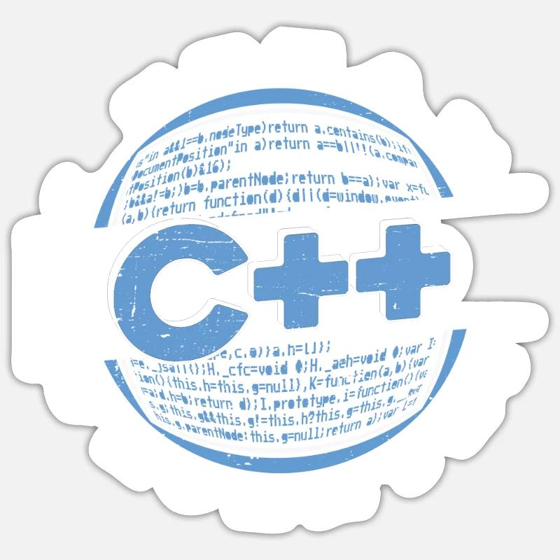 Programmeur Coder Développeur de logiciels Sticker taille S (10 x 10 cm)