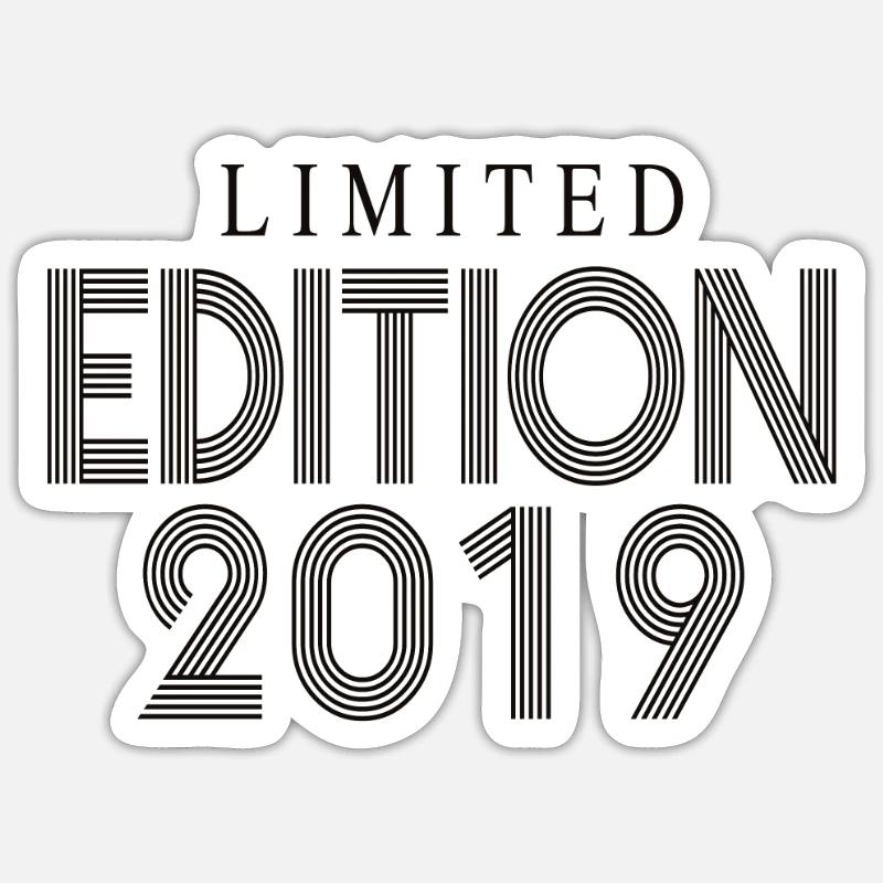 Édition limitée 2019 - Sticker taille S (10 x 10 cm) - blanc mat