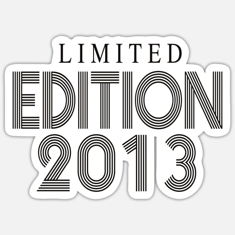 Édition limitée 2013 - Sticker taille S (10 x 10 cm) - blanc mat