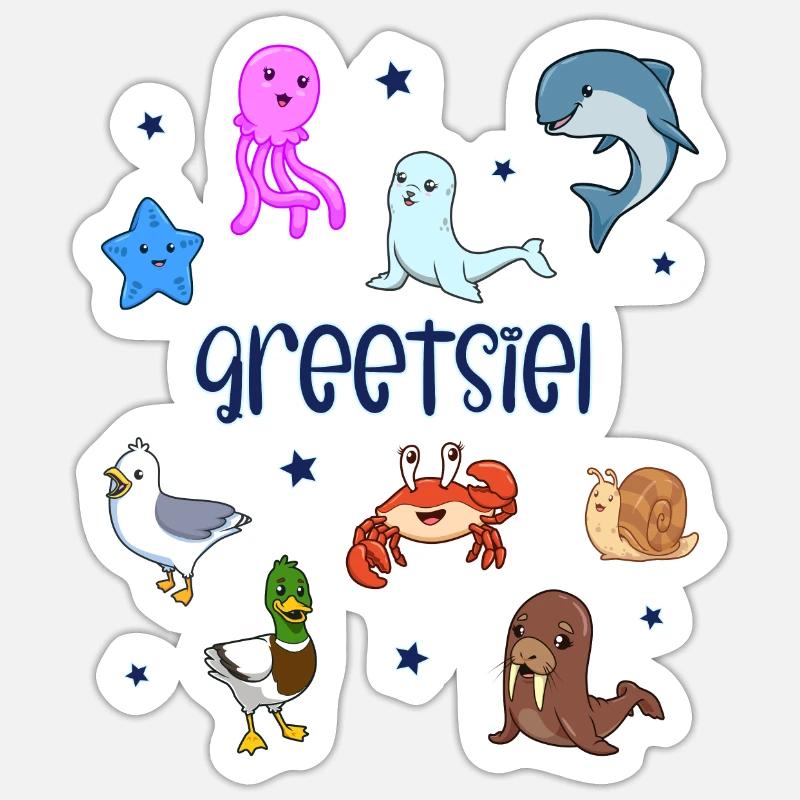 Sticker Größe S (10 x 10 cm) - 
